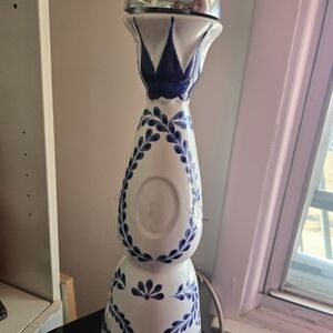 Clase Azul Reposado Tequila Empty Bottle Hand Painted 750ml Mexico Home Decor